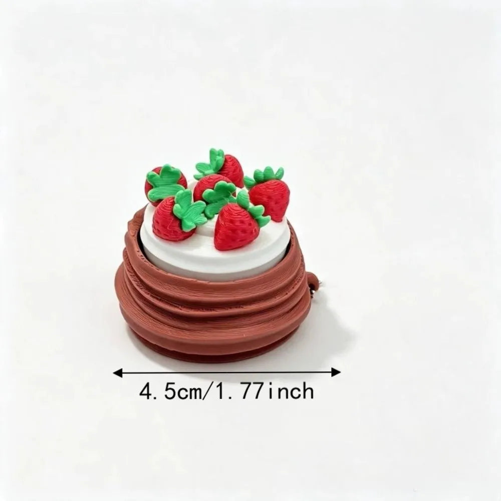 3D Printed Clicker Keychain – Push Button Fidget Bag Charm Fidget Keychain Charm PLUSH