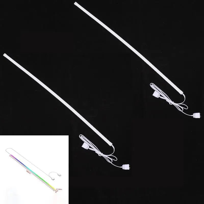PC Case ARGB Light Bar – 5V 3-Pin LED Strip with Remote ARGB LED Strip PLUSH 2Pcs