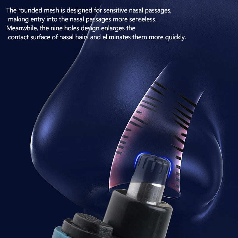 USB Rechargeable Electric Nose Hair Trimmer | Mini Compact Nose Hair Trimmer PLUSH