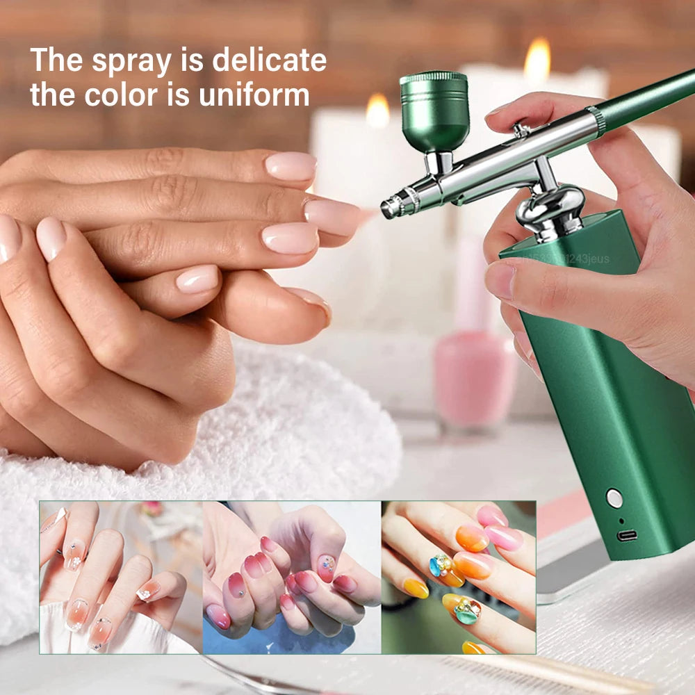 Portable Airbrush Compressor – Nail Art, Cake & Tattoo Airbrush Compressor PLUSH