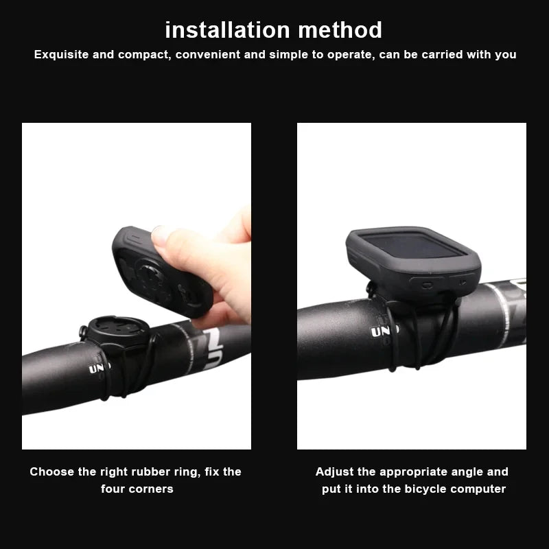 Bike Computer Mount Bracket for Garmin Edge MTB & Road Bike Computer Mount PLUSH