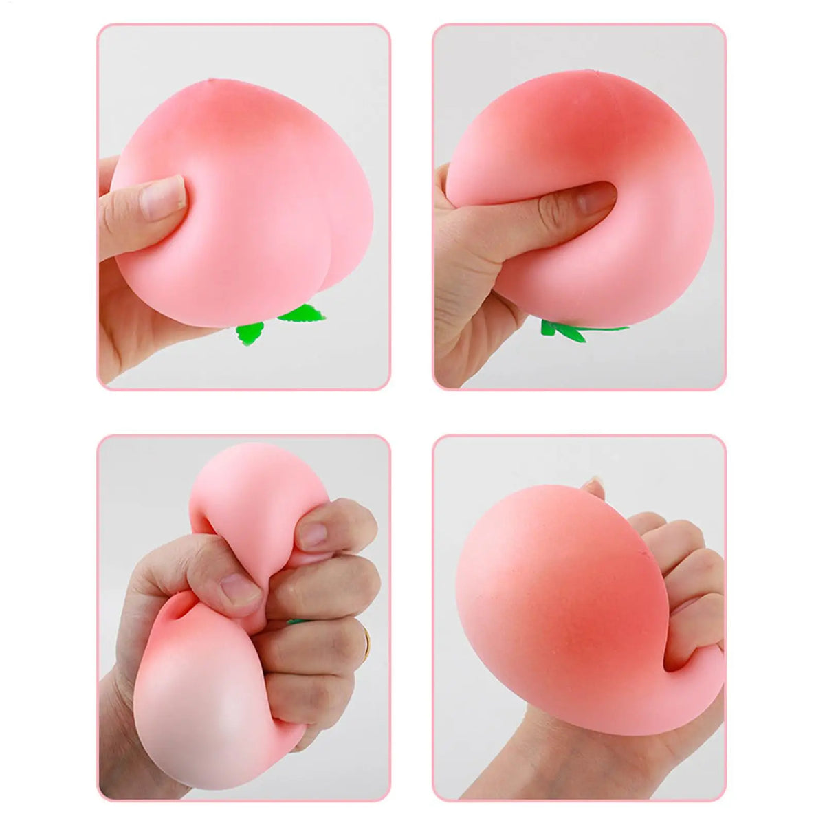 Peach Squeeze Toy – Slow Rising Sensory Fidget for Kids & Adults Fidget Squeeze Toy PLUSH