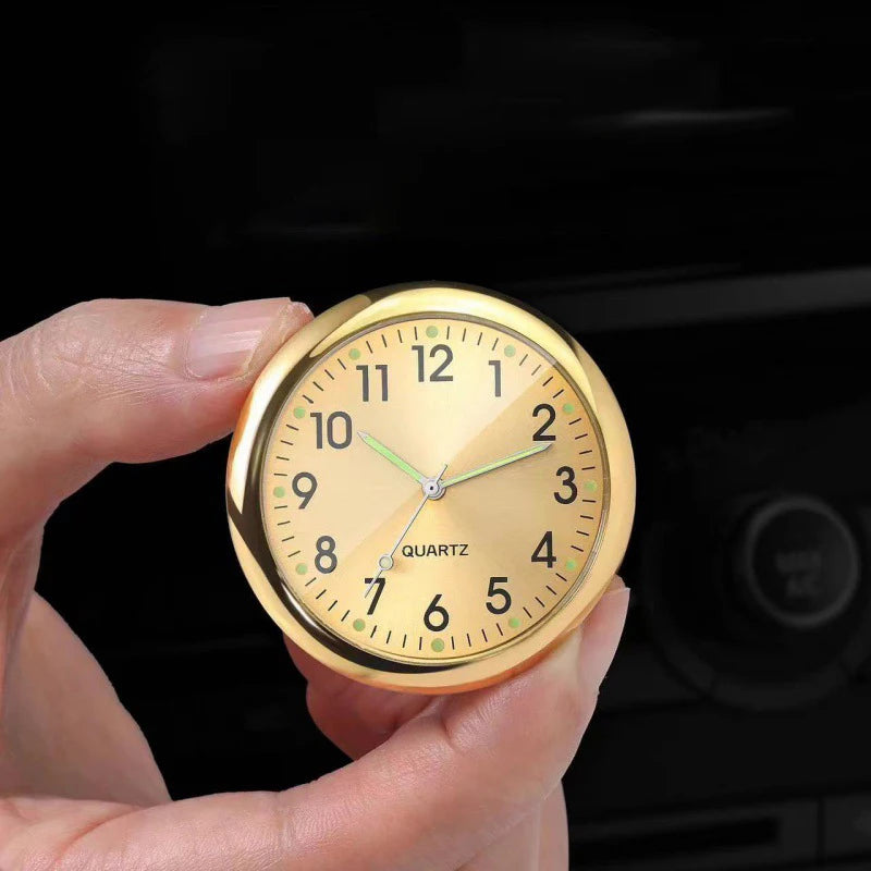 Luminous Analog Car Dashboard Clock – Mini Interior Decor Car Dashboard Clock PLUSH