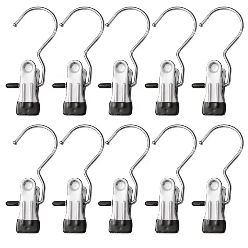 Stainless Steel Clothespins 10/20/30pcs – Laundry Clothes Pegs Laundry Clothespins PLUSH Black 30PCS
