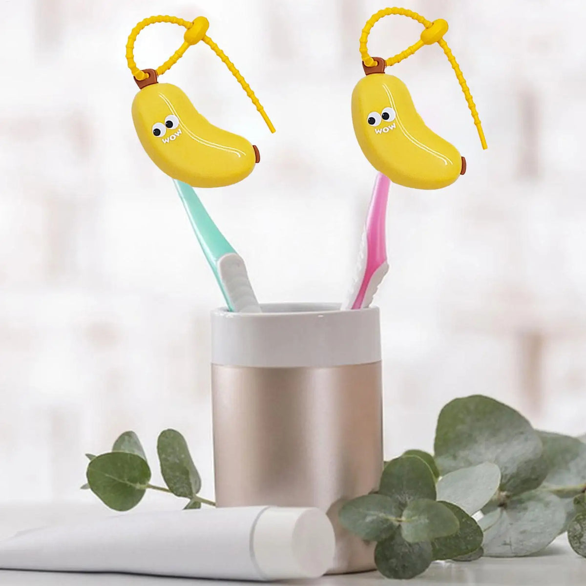 Banana Toothbrush Cover – Portable Travel Toothbrush Cap Toothbrush Cover PLUSH