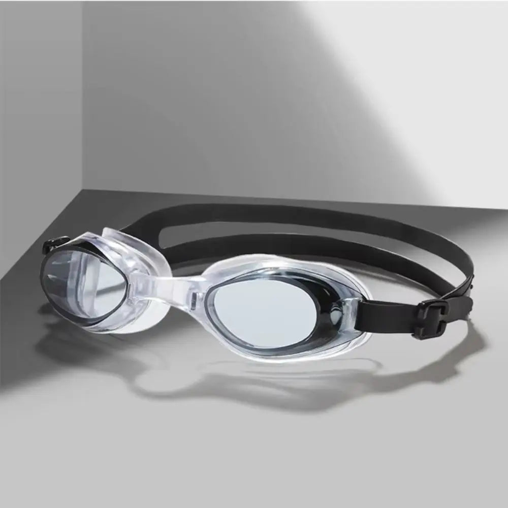 Silicone Swimming Goggles Wide View Anti-UV + Storage Box Swim Goggles PLUSH