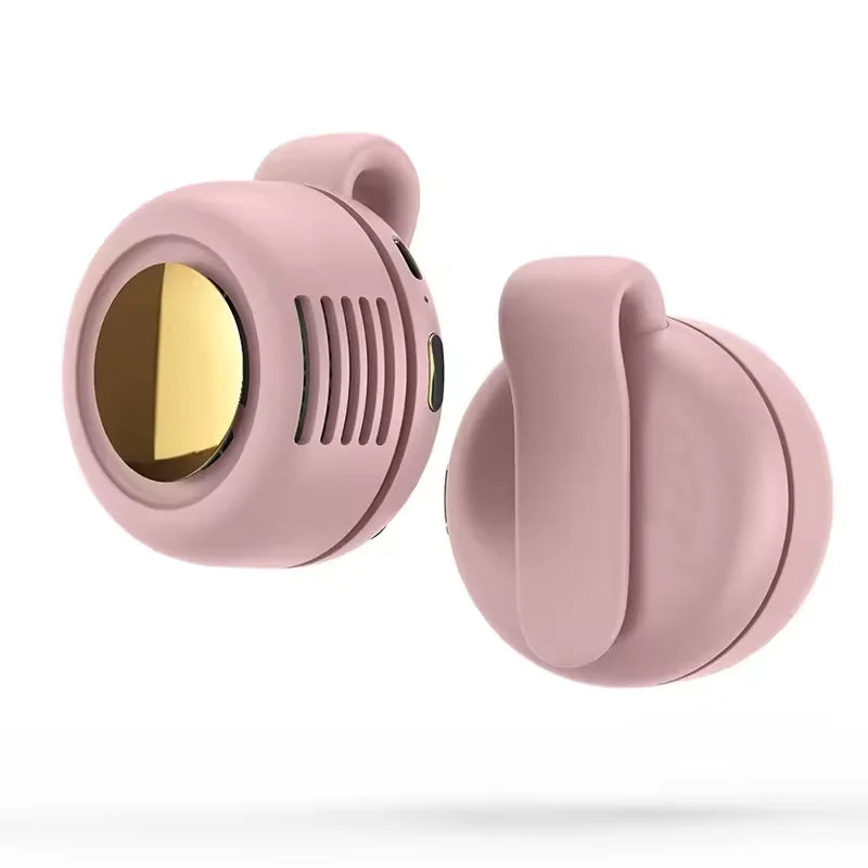Bladeless Neck Fan – Hands-Free Clip-On 3-Speed Portable Wearable Neck Fan PLUSH
