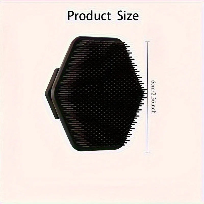 Men's Beard Brush – Soft Bristle Grooming & Shaving Tool Beard Grooming Brush PLUSH black