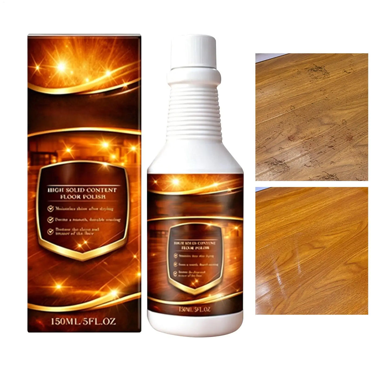 150ml Beeswax Wood Floor & Furniture Polish Cleaner Wood Floor Polish PLUSH