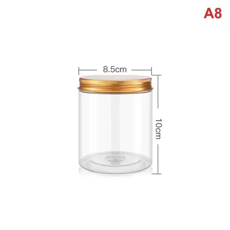 Food-Grade PET Storage Jar with Aluminum Lid | Tea & Snacks Food Storage Jar PLUSH A8