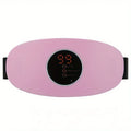 Rechargeable EMS Waist Belt Massager – Vibrating Body Shaper EMS Massager Belt PLUSH Pink