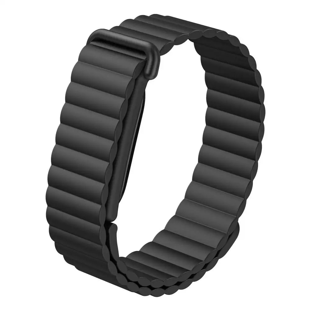 Silicone Magnetic Band for Fitbit Air – Replacement Wristband Fitness Tracker Band PLUSH D