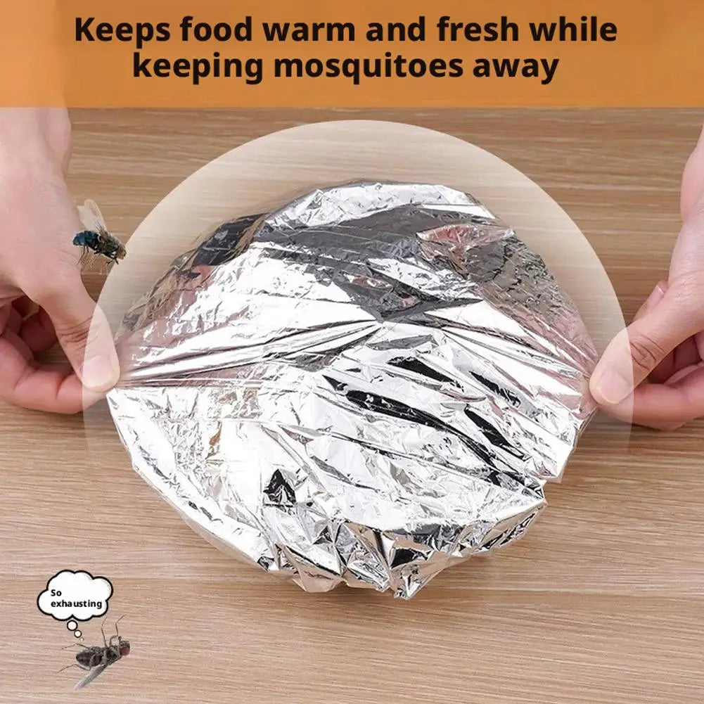 Reusable Aluminum Foil Food Covers | Heat Retention & Dustproof Food Cover Mat PLUSH