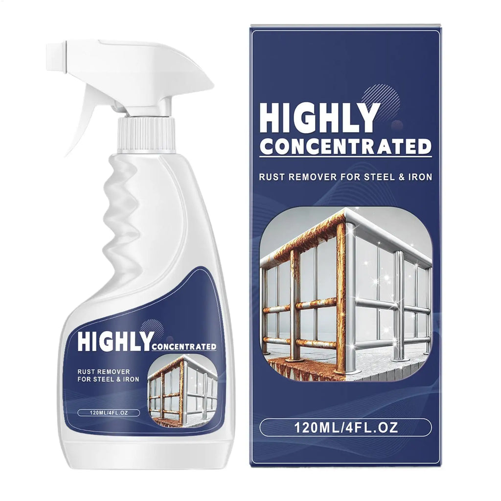 120ml Rust Remover Spray – Metal, Wheel & Exhaust Cleaner Rust Remover Spray PLUSH