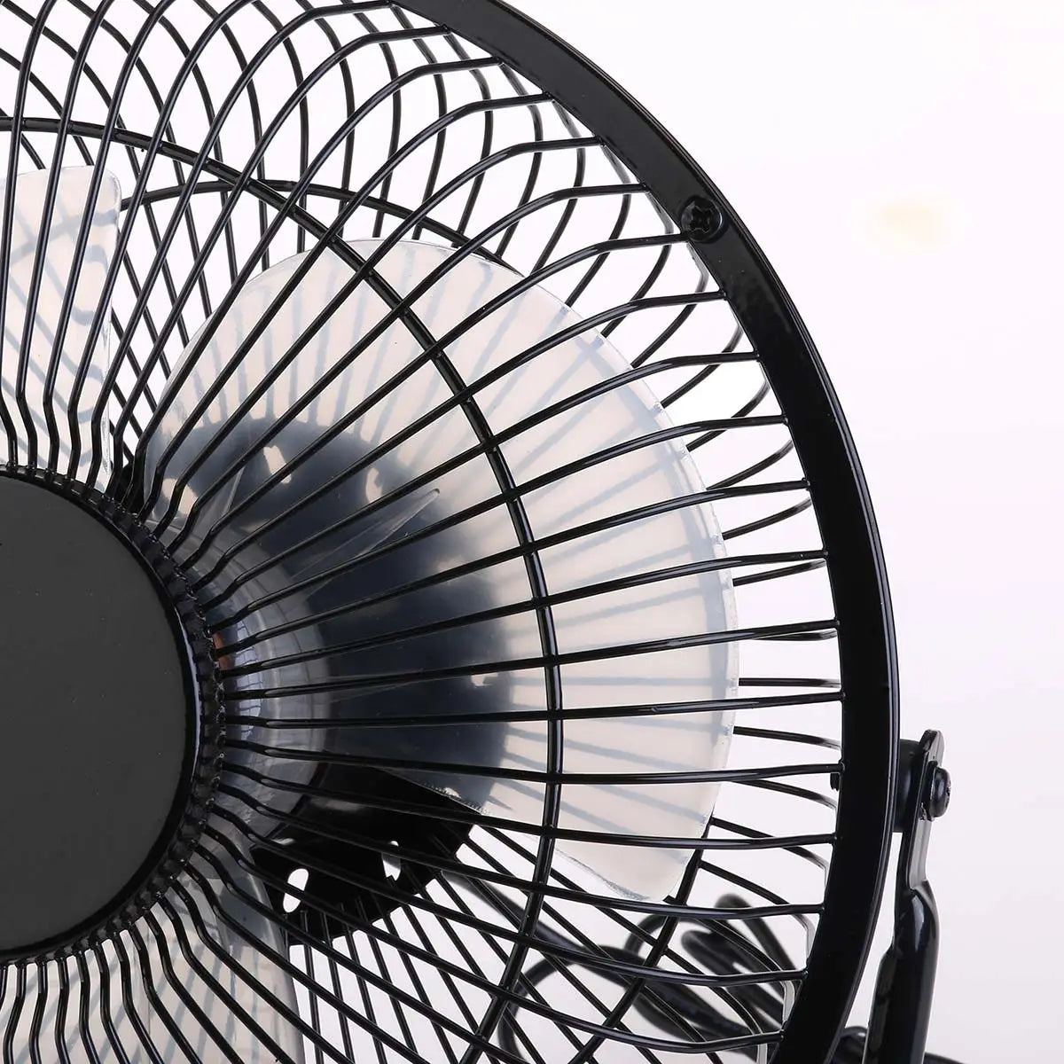 Foxnovo 8-Inch USB Metal Desktop Fan 360° Rotation 2-Speed USB Desktop Fan PLUSH