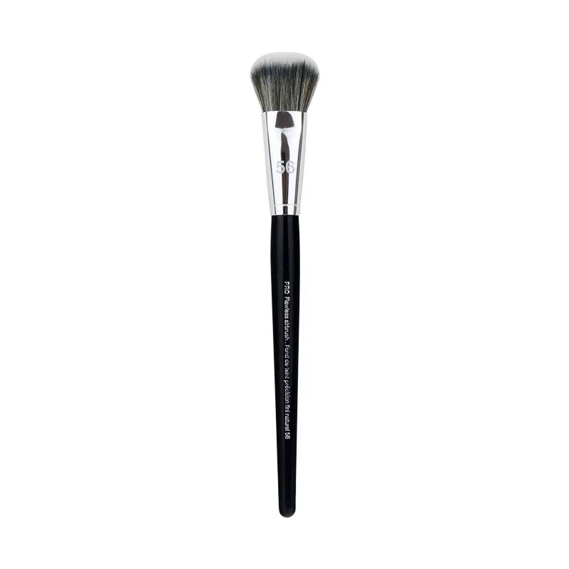 PLUSH PRO #56 Domed Foundation Brush – Soft Vegan Synthetic Foundation Makeup Brush PLUSH 56 Foundation brush