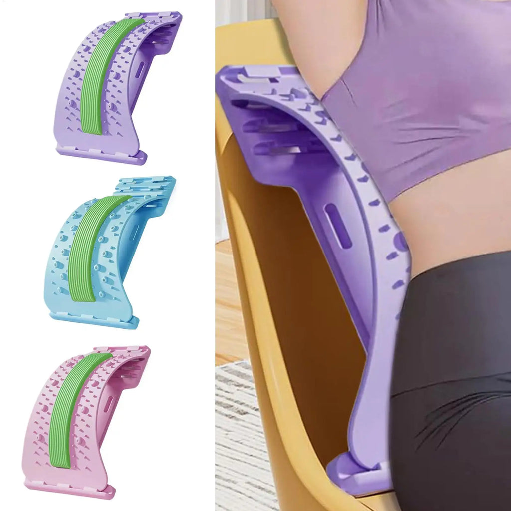 3-Level Adjustable Back Arch Stretcher & Lumbar Massager Back Arch Stretcher PLUSH