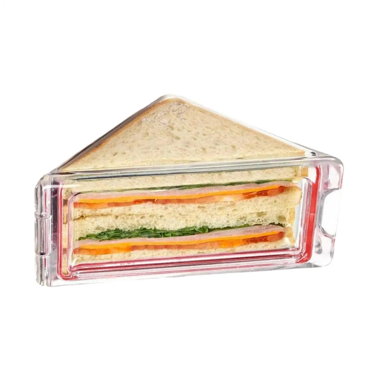 Triangular Sandwich Container – Airtight Portable Lunch Box Food Storage Container PLUSH