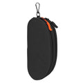 Double-Layer Eyewear Organizer Bag with Key Ring – 2 Slots Eyewear Organizer Bag PLUSH Black