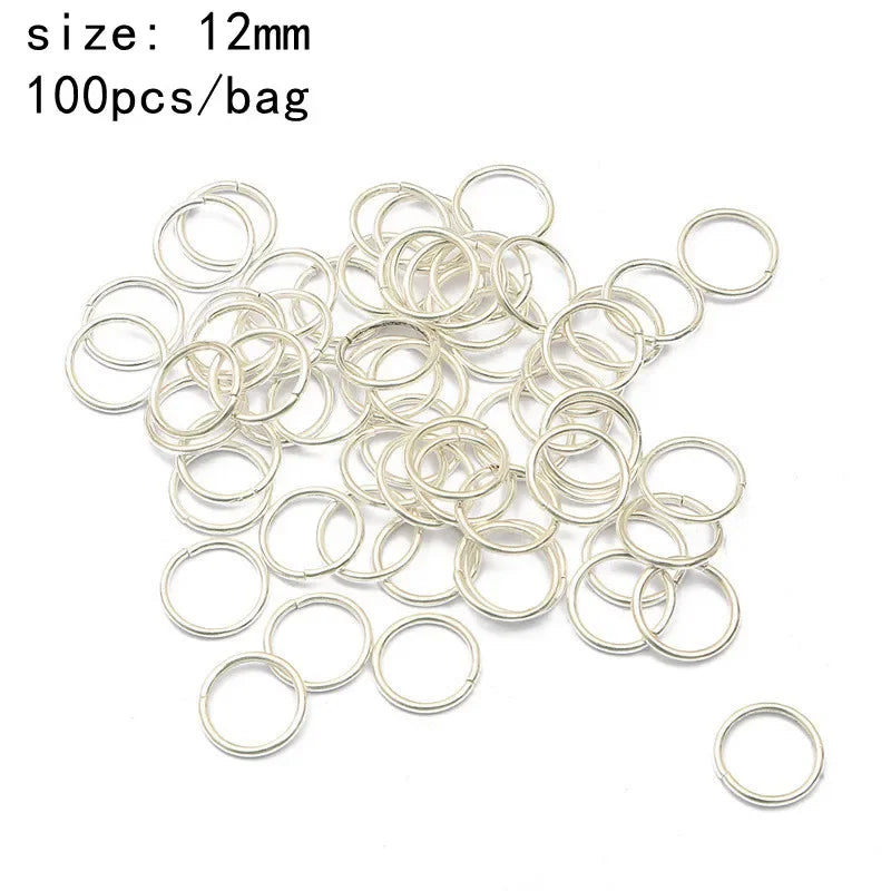 Dreadlock Beads & Braid Cuffs – 50–200pcs Micro Hair Rings Hair Braid Cuffs PLUSH 100pcs 12 mm NO.40