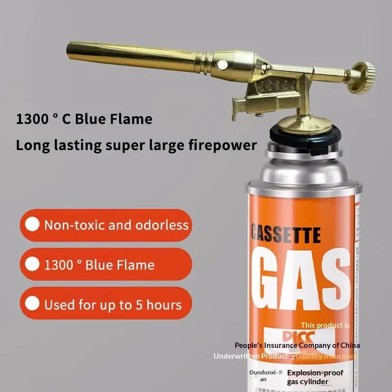 Gas Welding Torch – 1300°C Brass Flame Head for BBQ & Brazing Gas Welding Torch PLUSH