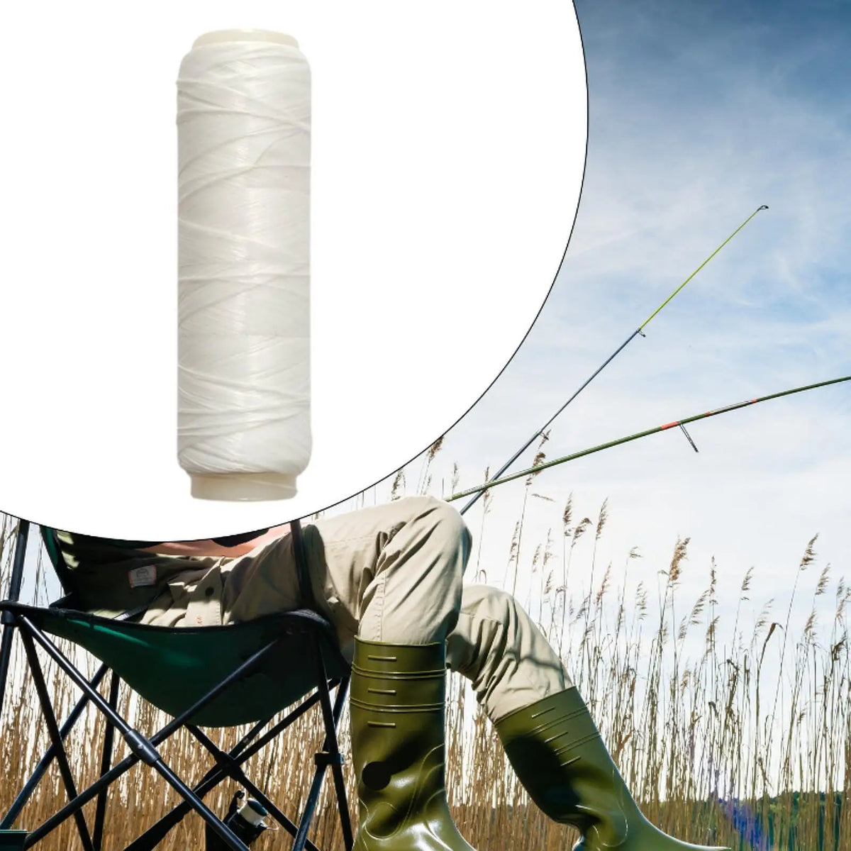 Fish Lure Elastic Binding Thread – Transparent Nylon 5-Pack Elastic Fishing Thread PLUSH