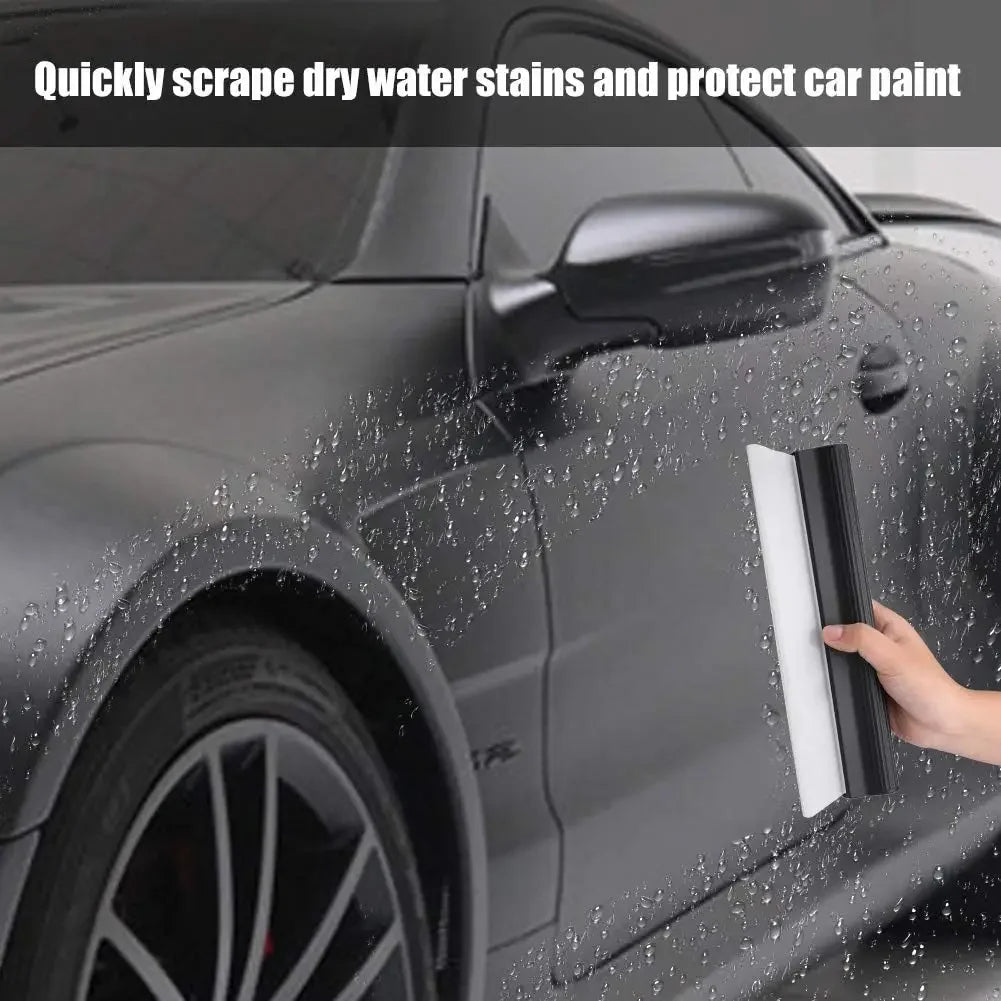 Soft Silicone Squeegee Car Wrap Tool – Window Wiper & Scraper Car Detailing Squeegee PLUSH
