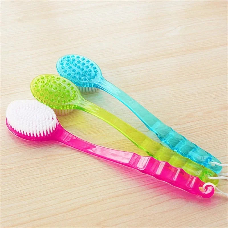 Long Handle Back Scrub Brush – Body Exfoliating Shower Brush Bath Body Brush PLUSH