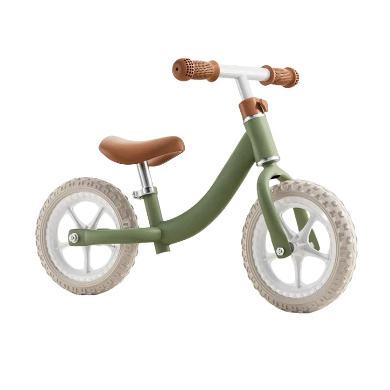 Kids Balance Bike No Pedal Training Bicycle Ages 1–6 | 12" Kids Balance Bike PLUSH green