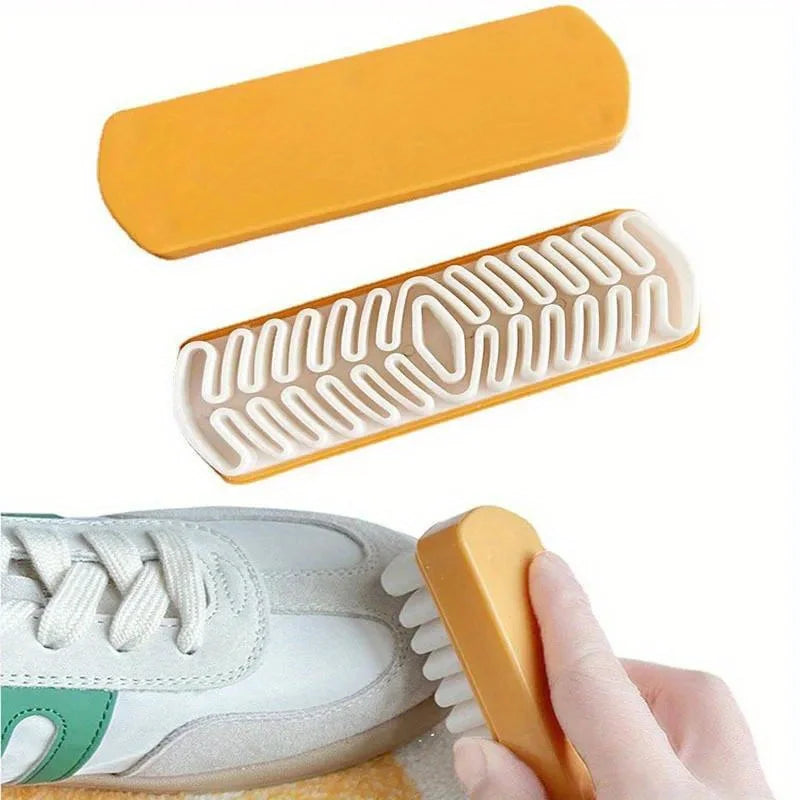 White Rubber Crepe Suede Brush – Shoes, Boots & Bags Cleaner Suede Shoe Brush PLUSH