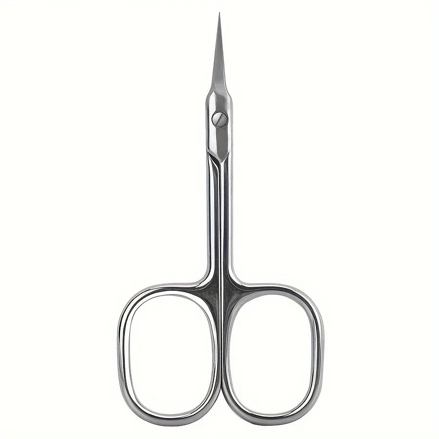 Gradient Pink Curved Stainless Steel Cuticle Scissors | Ouriner Cuticle Scissors PLUSH Silvery