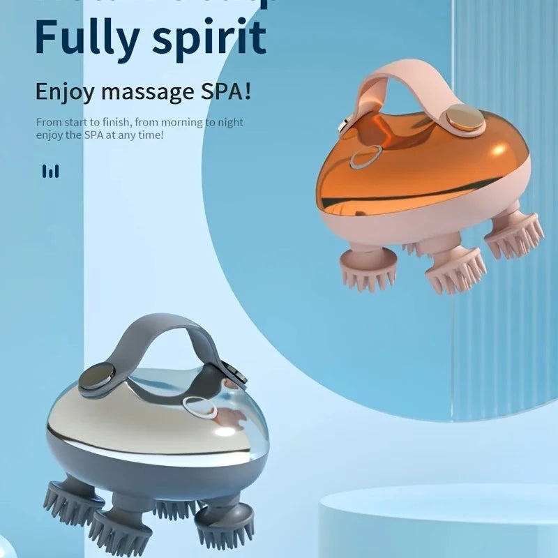 Rechargeable Electric Scalp Massager – Handheld & Portable Electric Scalp Massager PLUSH