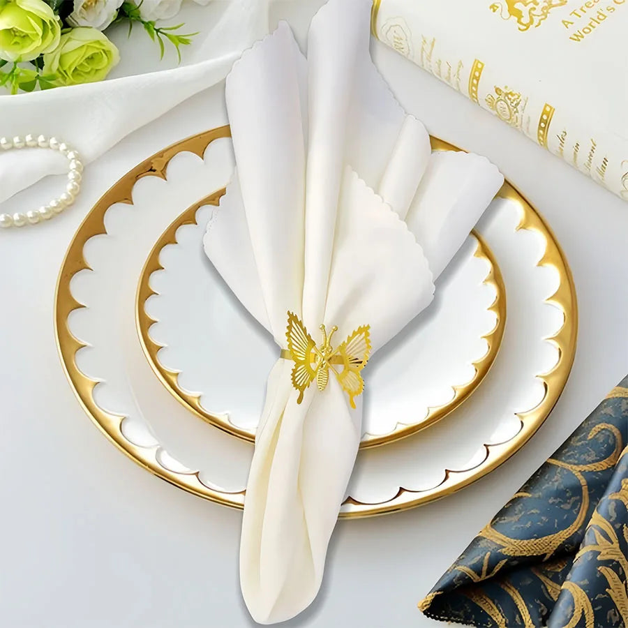 Butterfly Napkin Rings – Wedding & Party Table Decor Napkin Rings PLUSH