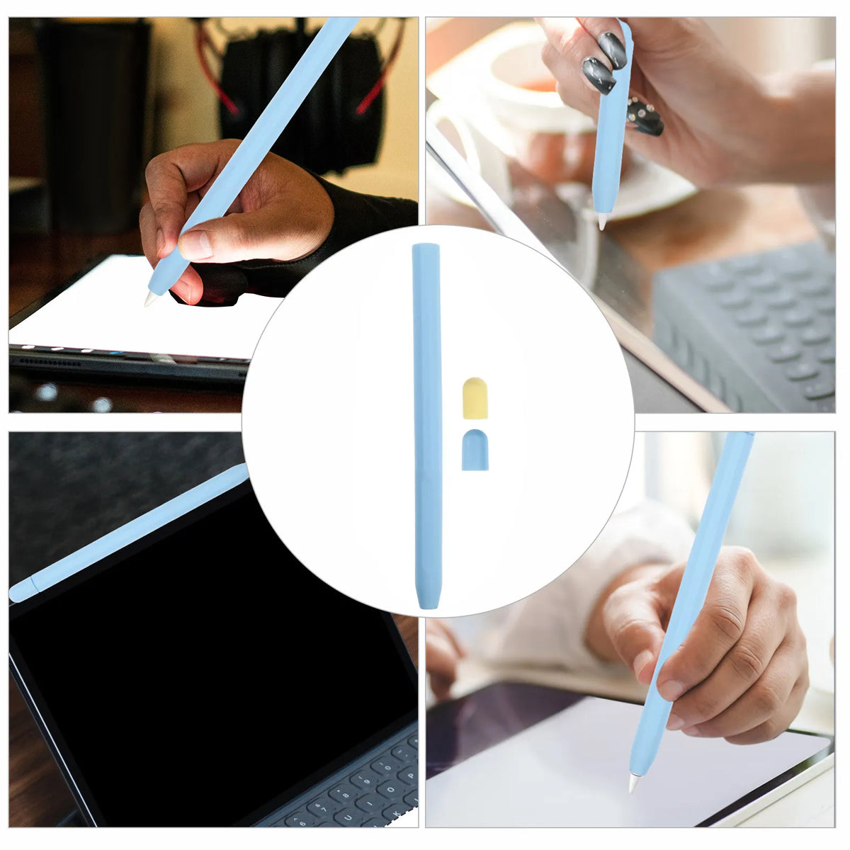 Silicone Stylus Pen Case Cover – Anti-Slip Grip & Protection Stylus Pen Cover PLUSH