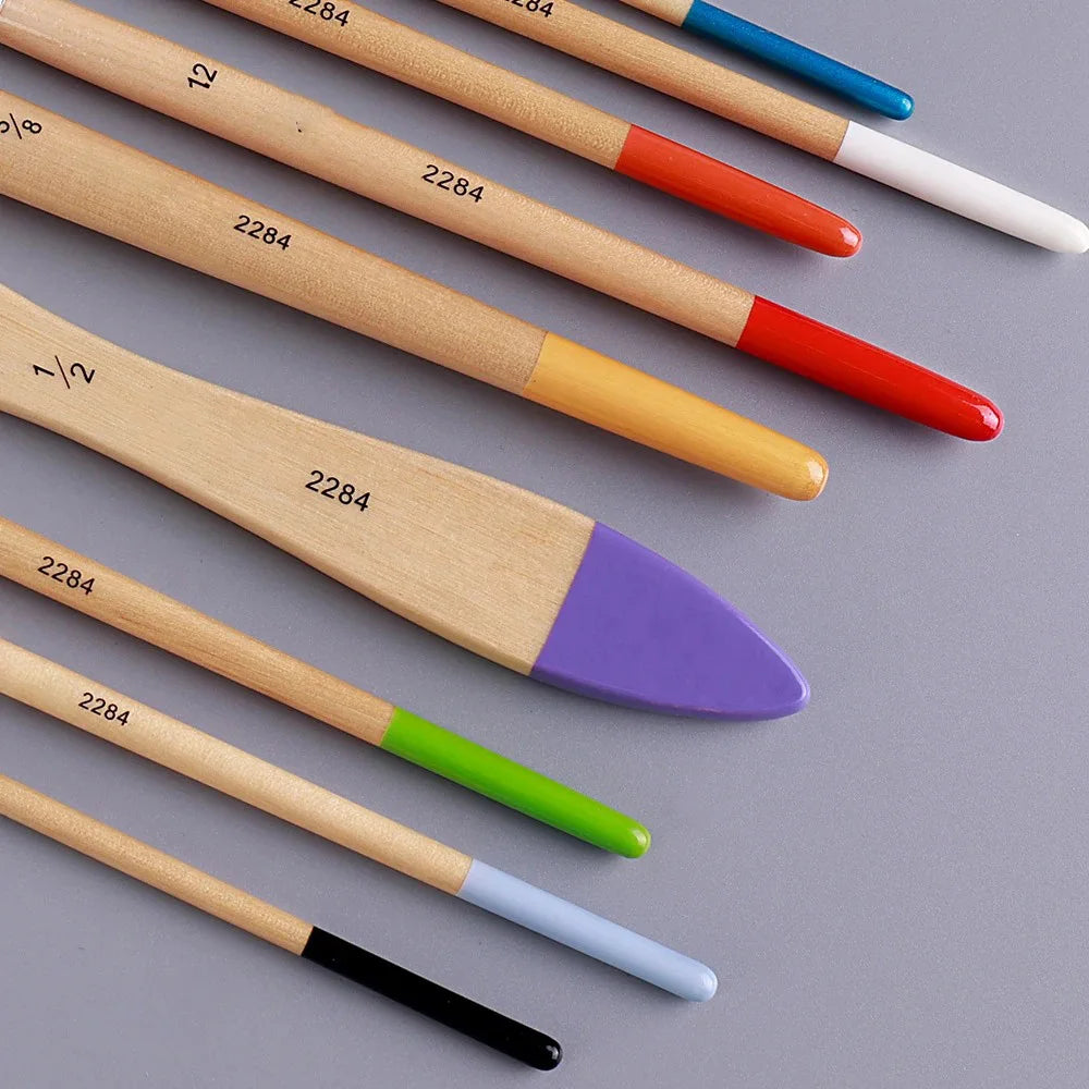 9-Piece Nylon Paint Brush Set – Watercolor Acrylic Oil Canvas Paint Brush Set PLUSH