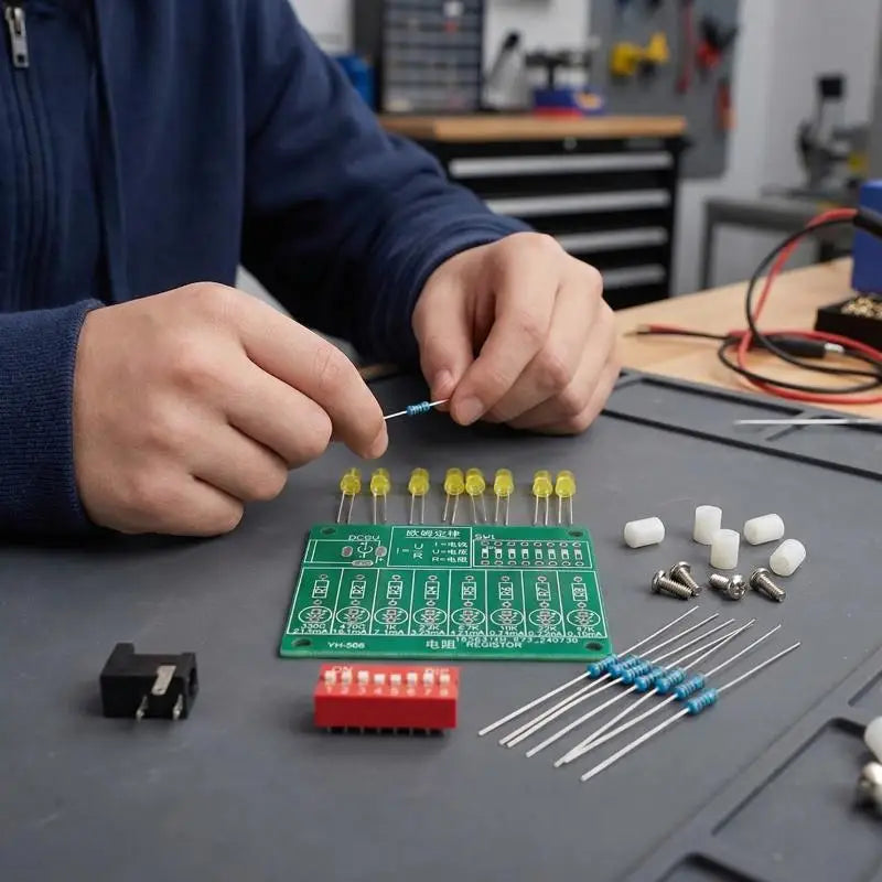 DIY LED Soldering Practice Kit | STEM Electronics Beginner Kit Soldering Practice Kit PLUSH