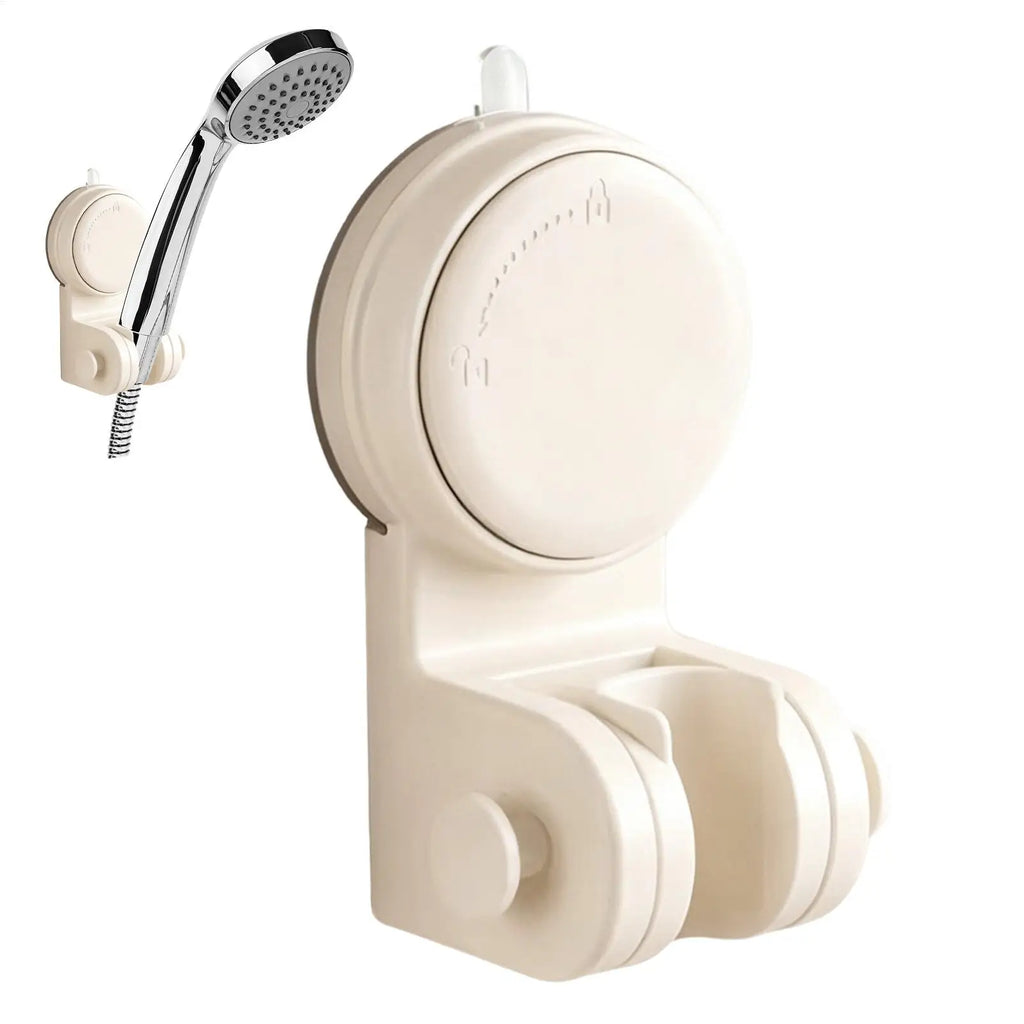 Suction Cup Shower Head Holder – No-Drill Adjustable Mount Shower Head Holder PLUSH