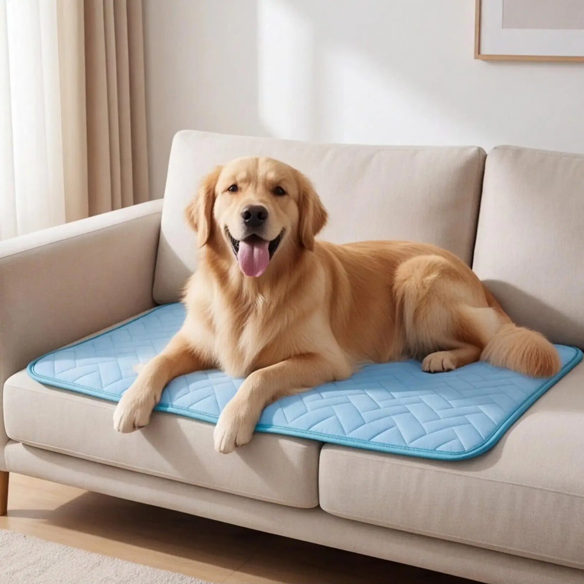 Self-Cooling Ice Silk Pet Mat for Dogs & Cats | All Sizes Pet Cooling Mat PLUSH
