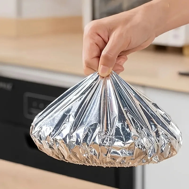 10pcs Reusable Heavy-Duty Aluminum Foil Insulation Covers Food Insulation Covers PLUSH