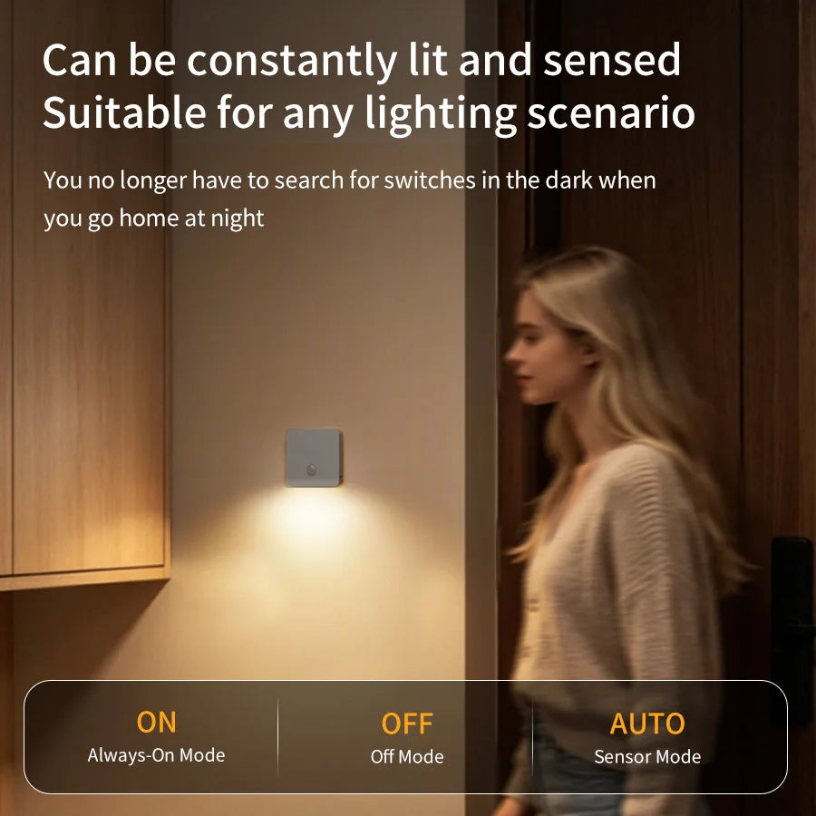 LED Motion Sensor Cabinet Light USB Rechargeable | GGBEE Motion Sensor Light PLUSH