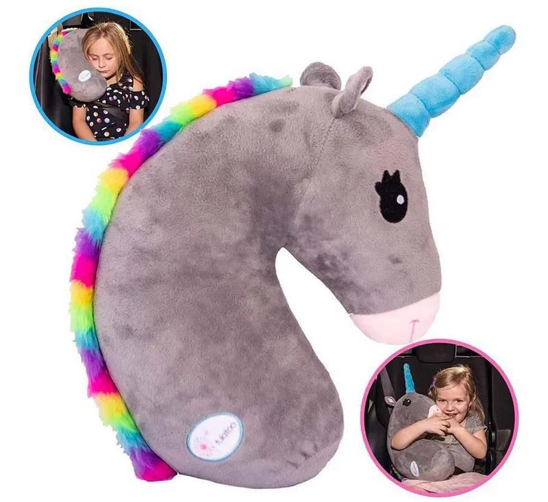 Unicorn Plush Car Seat Belt Cover – Kids Shoulder Pillow Cushion Plush Seat Belt Pillow PLUSH