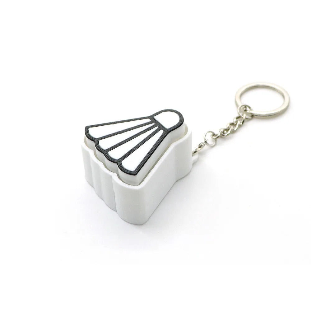 Sports Ball Clicker Keychain – Basketball Football Tennis Novelty Keychain PLUSH Style F