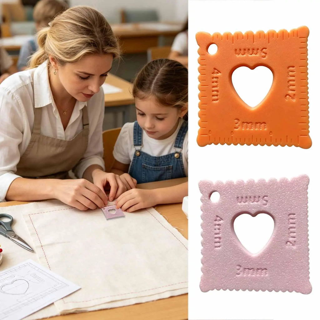 Sewing Stitch Spacing Ruler 2-5mm – Leather Craft Template Guide Sewing Spacing Ruler PLUSH