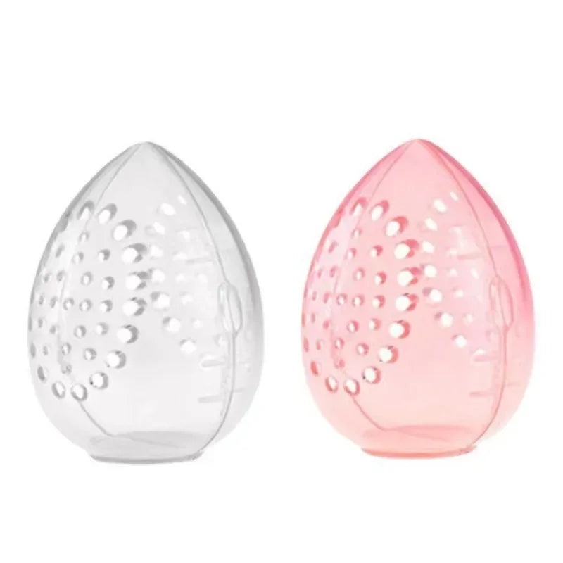 Egg-Shaped Makeup Sponge Storage Box & Blender Drying Stand Makeup Sponge Organizer PLUSH