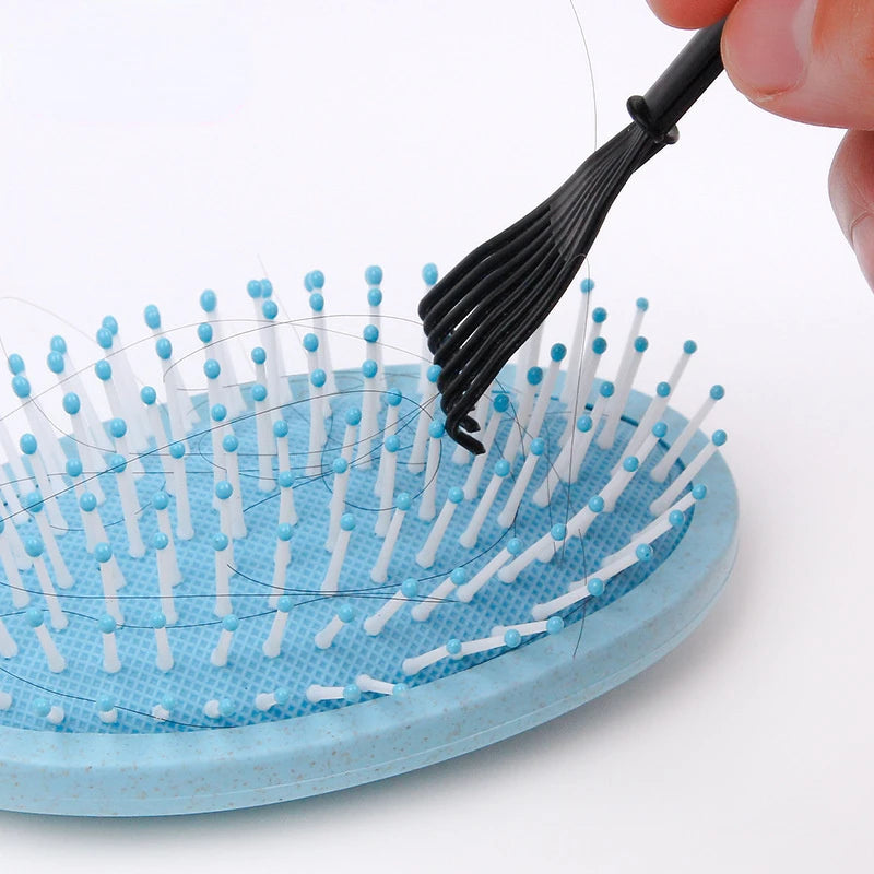 Unicorn Magic Anti-Static Detangling Hair Brush – Pink Detangling Hair Brush PLUSH Comb Cleaner