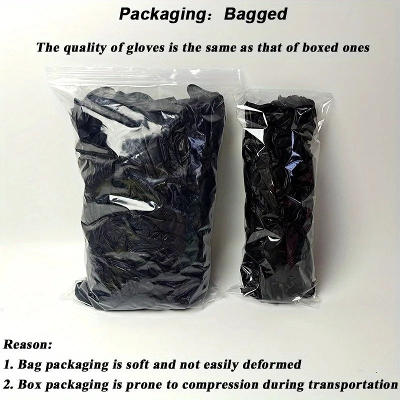 Disposable Black Nitrile Gloves Latex Free Powder Free 20/50/100pk Disposable Nitrile Gloves PLUSH