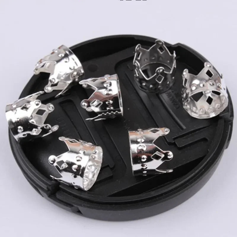 Dreadlock Beads & Braid Cuffs – 50–200pcs Micro Hair Rings Hair Braid Cuffs PLUSH 50pcs NO.9
