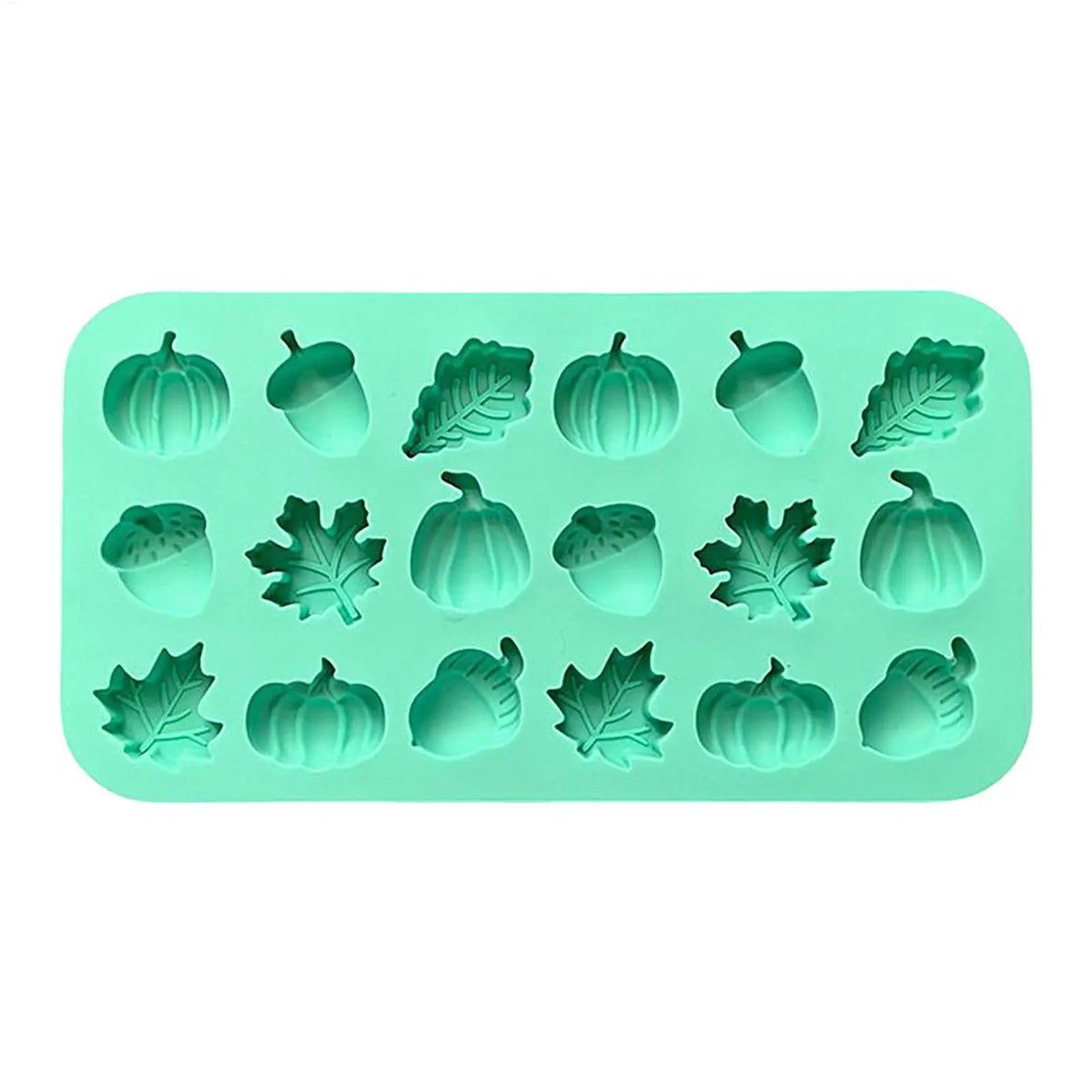 Fall Thanksgiving Silicone Molds – Pumpkin Leaf Pine Cone Silicone Baking Mold PLUSH