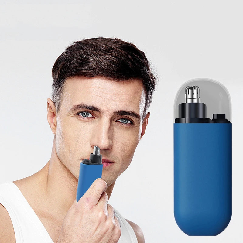 USB Rechargeable Electric Nose Hair Trimmer | Mini Compact Nose Hair Trimmer PLUSH