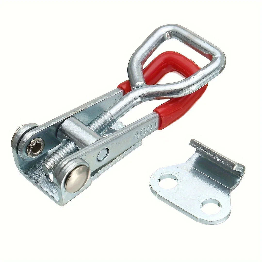 4pcs Heavy Duty Iron Adjustable Strap Latch Bolt Clamp Set Latch Clamp Set PLUSH